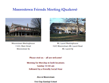 Tablet Screenshot of moorestownfriendsmeeting.org